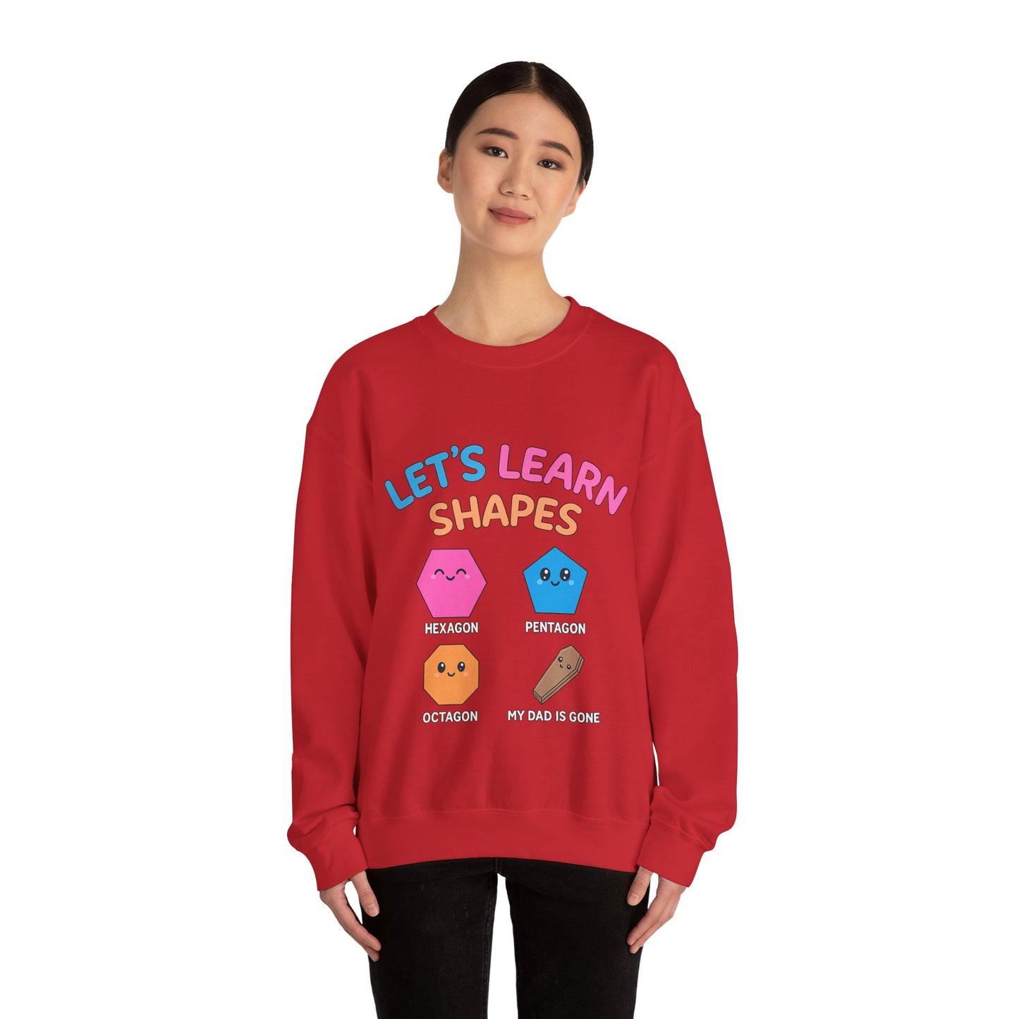 Let's Learn Shapes,Crewneck