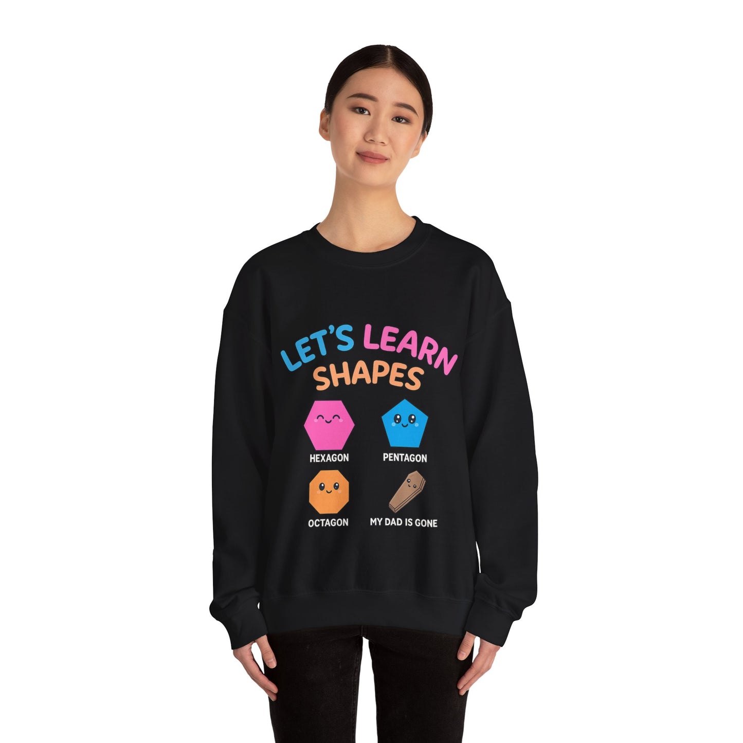 Let's Learn Shapes,Crewneck