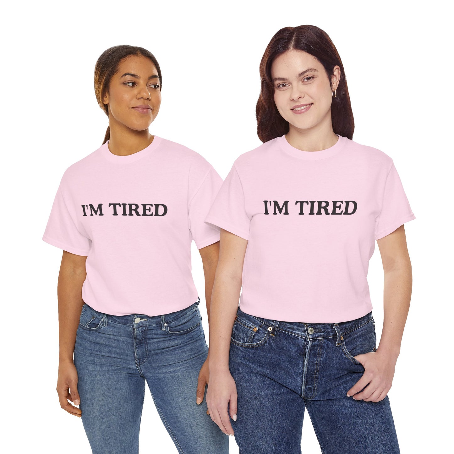I'M tired Unisex Cotton Tee