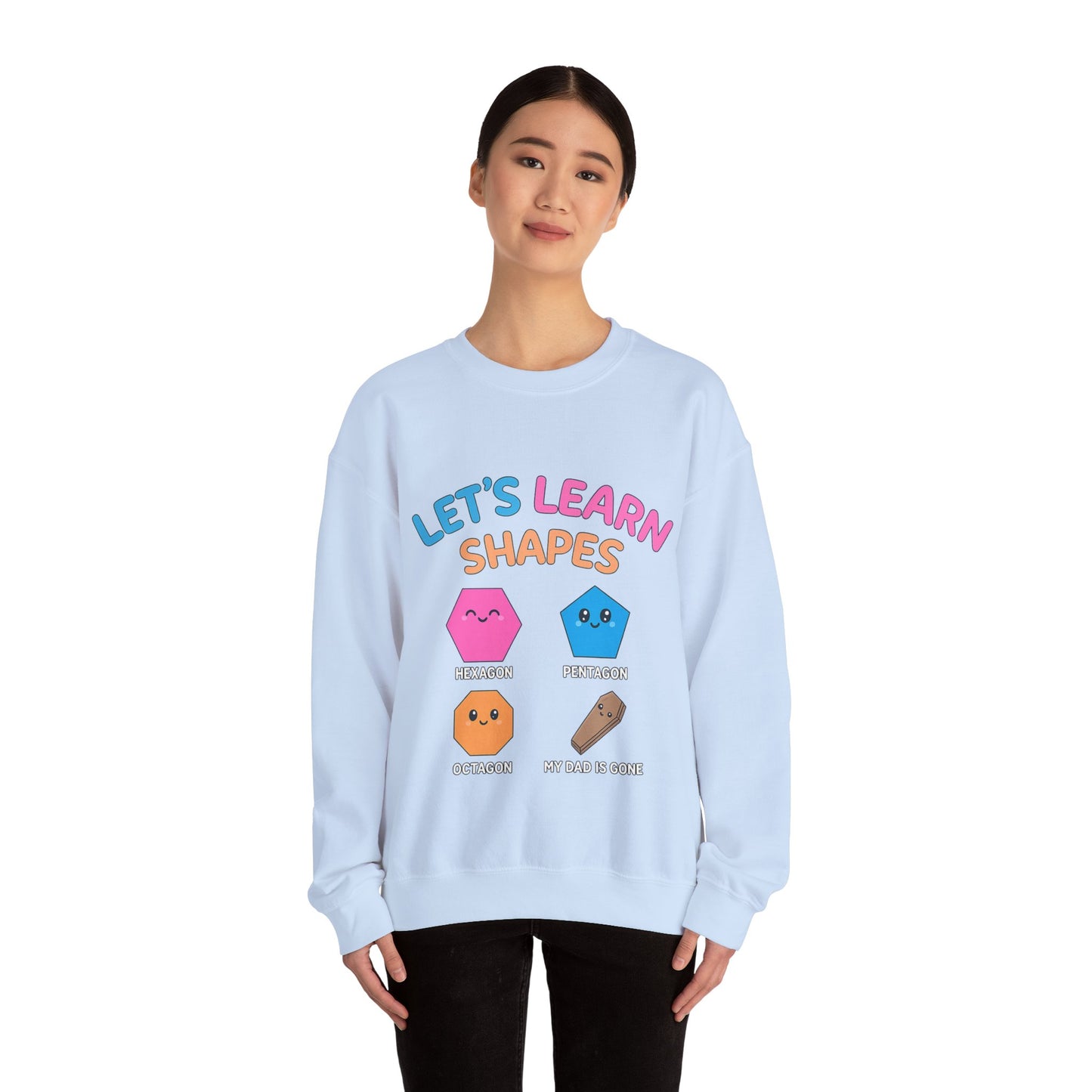 Let's Learn Shapes,Crewneck
