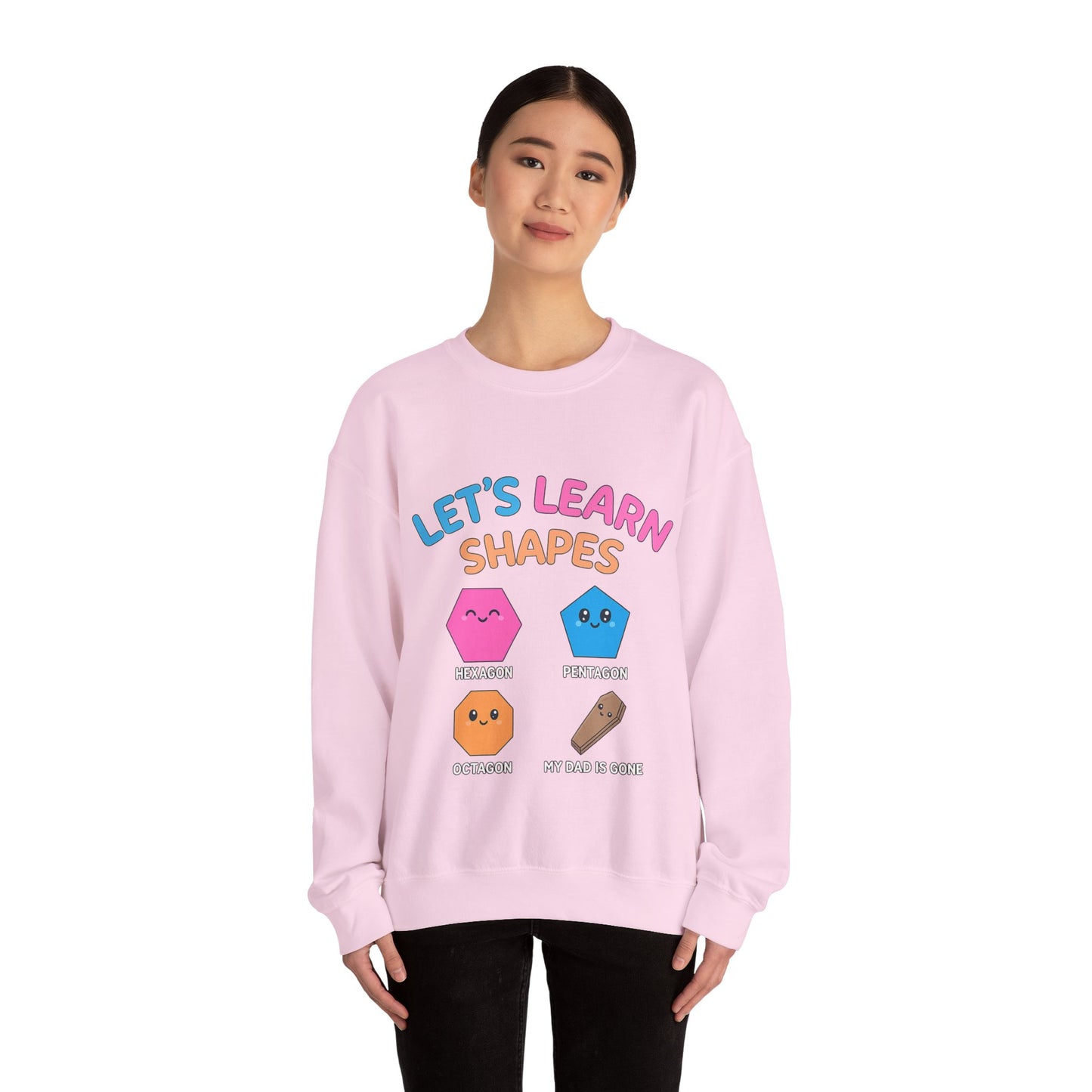 Let's Learn Shapes,Crewneck