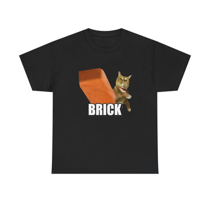 Cat shirt - brick
