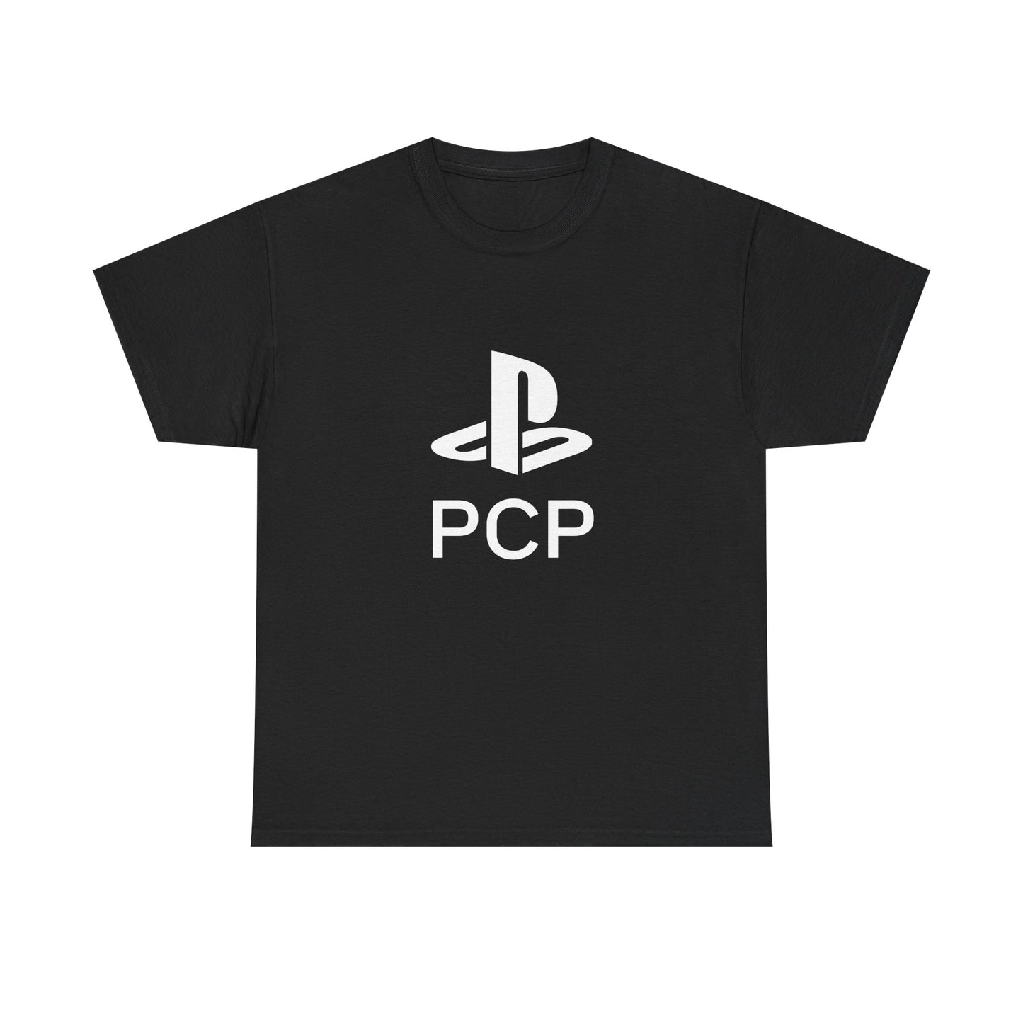 Unisex Heavy Cotton Tee - Retro PlayStation Inspired Design