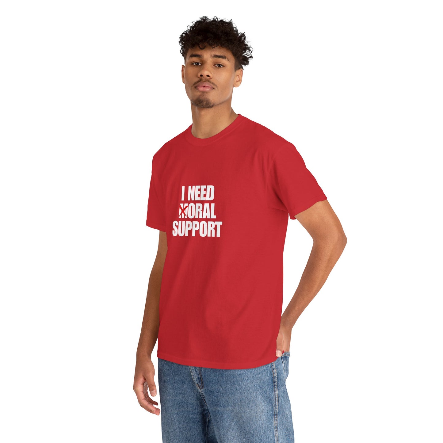 Moral Support Unisex Cotton Tee