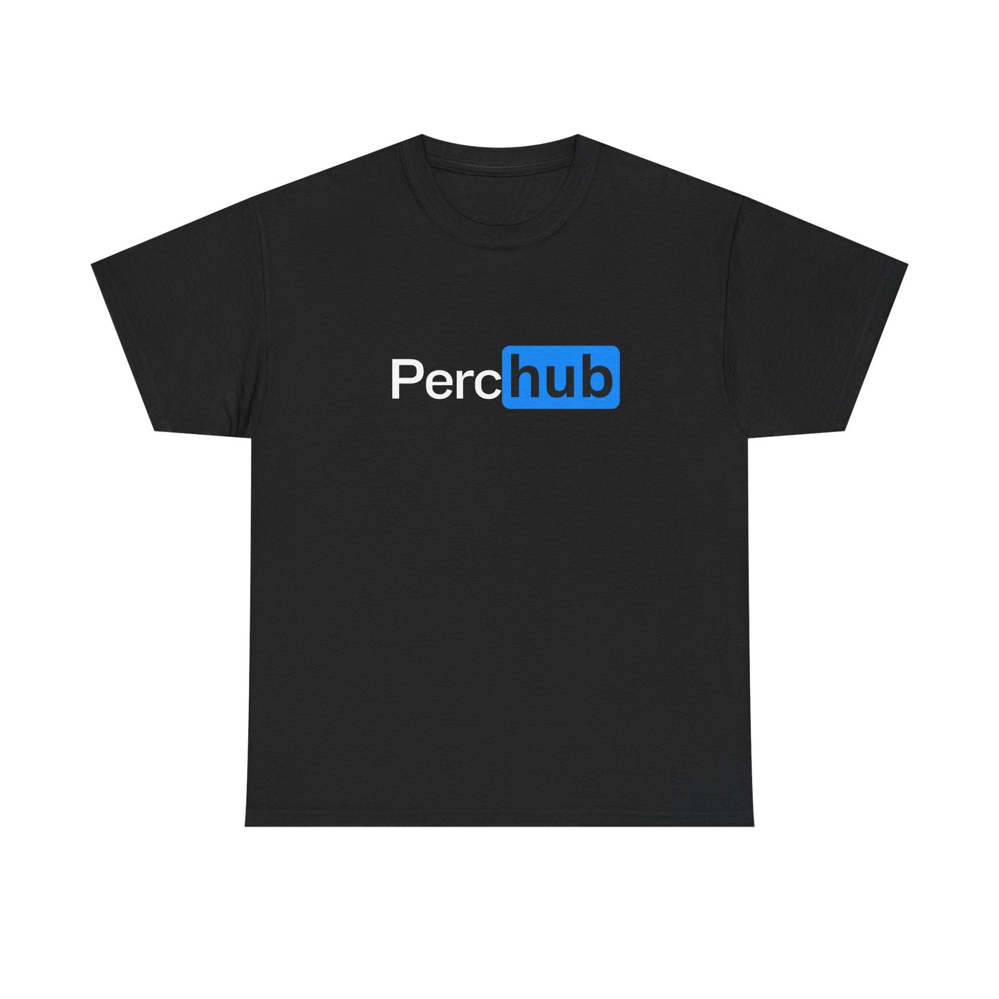 Cool Unisex Heavy Cotton Tee - Funny PercHub Graphic T-Shirt