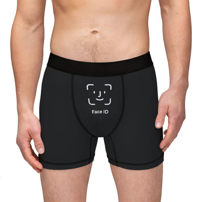 Face ID Men's Boxers: Fun, Comfy Underwear for Any Day, Casual Gift, Birthday Surprise, Unique Men's Loungewear