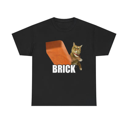 Cat shirt - brick