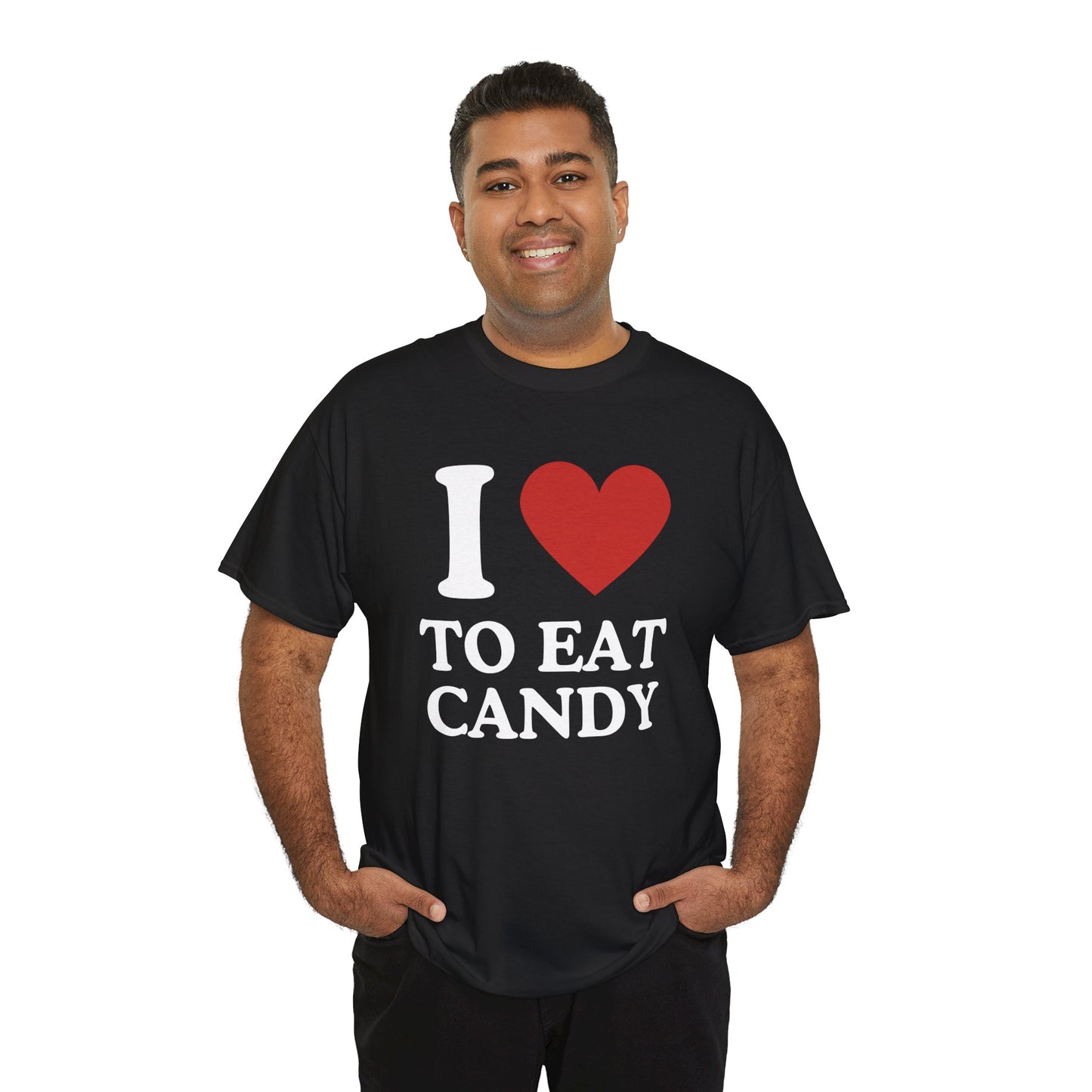 I ❤️ To Eat Candy Unisex Cotton Tee